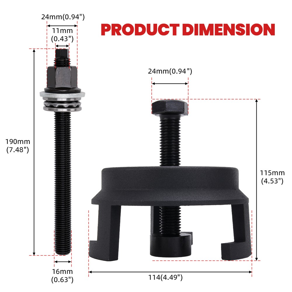25264 Harmonic Balancer Puller and Installation Tool Set For GM LS LT Engines