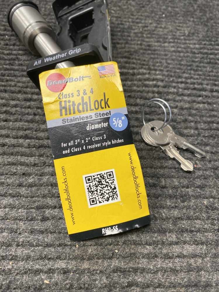 DeadBolt RH3-SS - Trailer Coupler Lock