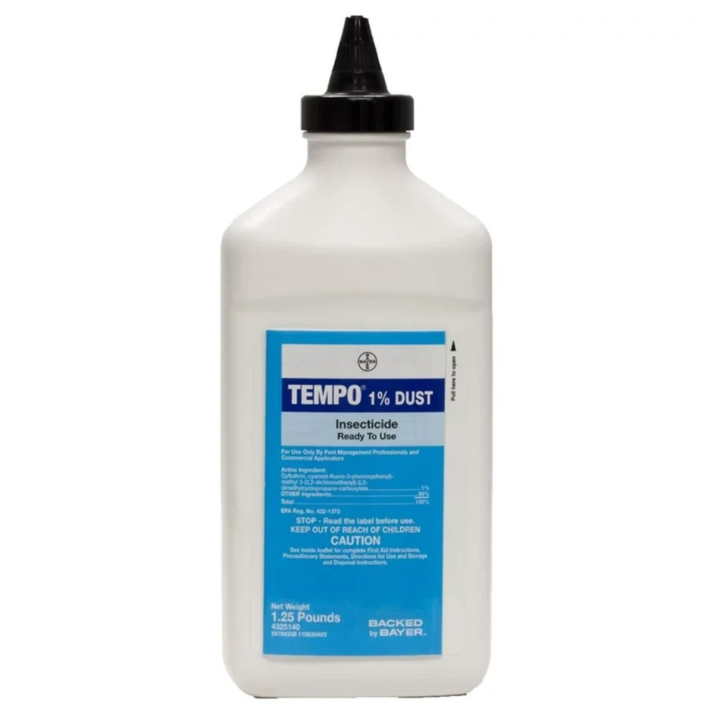 Tempo 1% Dust Kills Bedbugs and Roaches