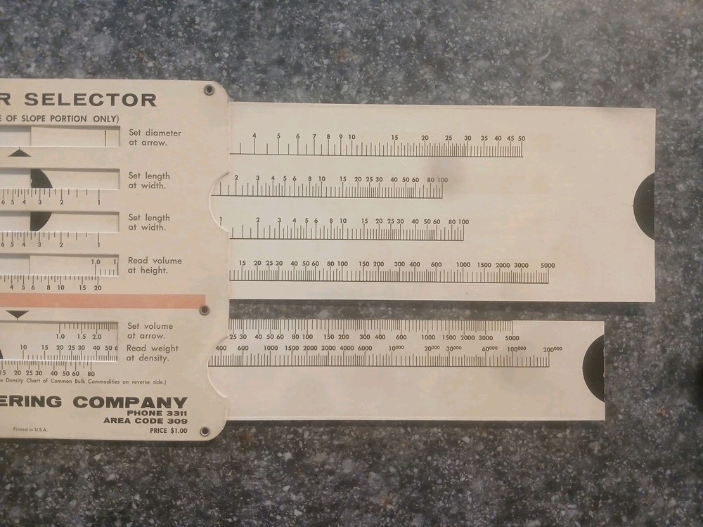 Vintage Vibrolator Slide Chart 1963 Martin Engineering Comp
