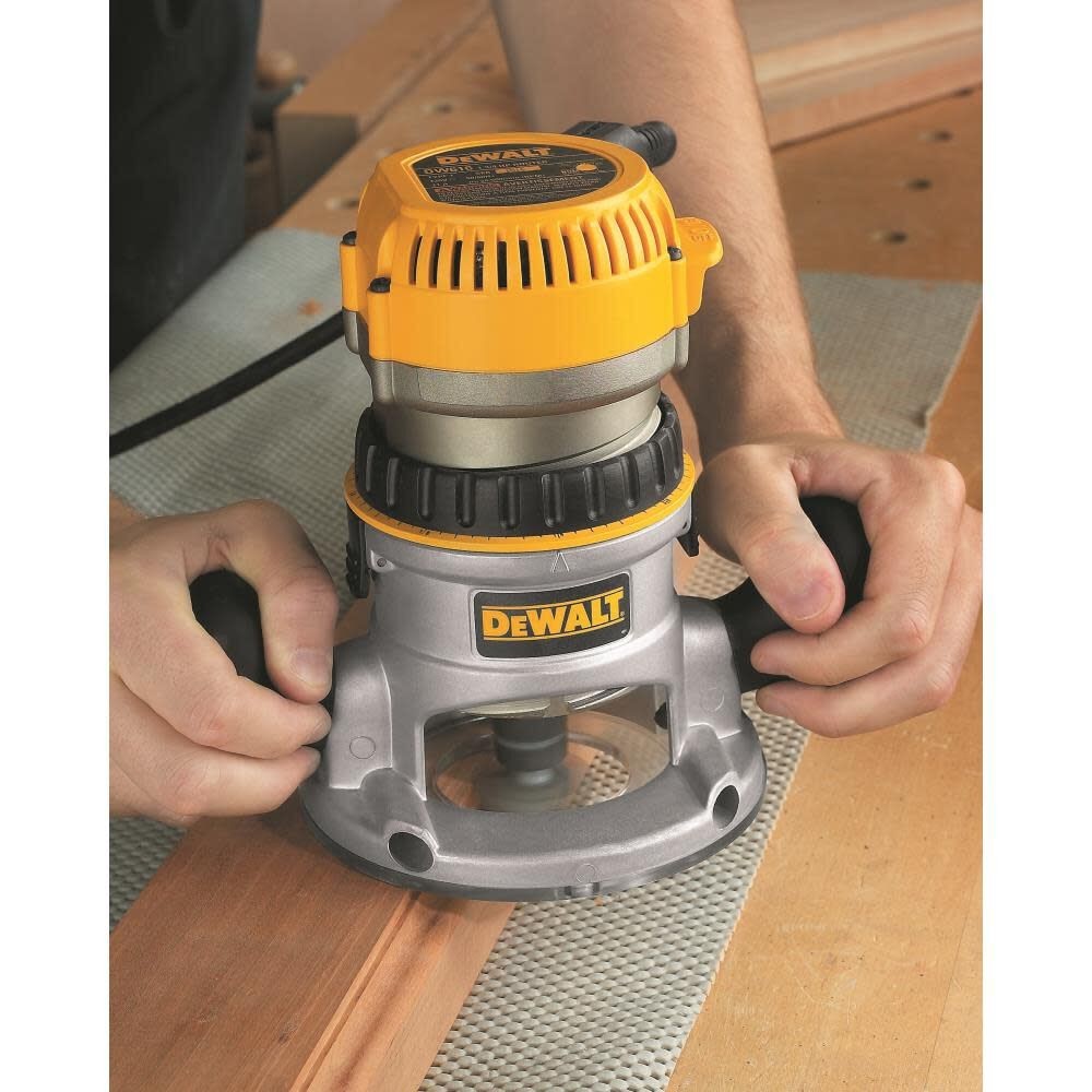 DEWALT 1-3/4 HP (Maximum Motor HP) Fixed Base Router