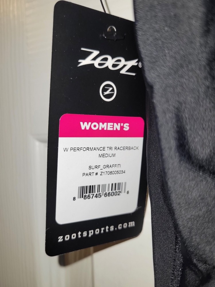 ZOOT - Women's Performance Tri Racerback - Surf Graffiti - MEDIUM