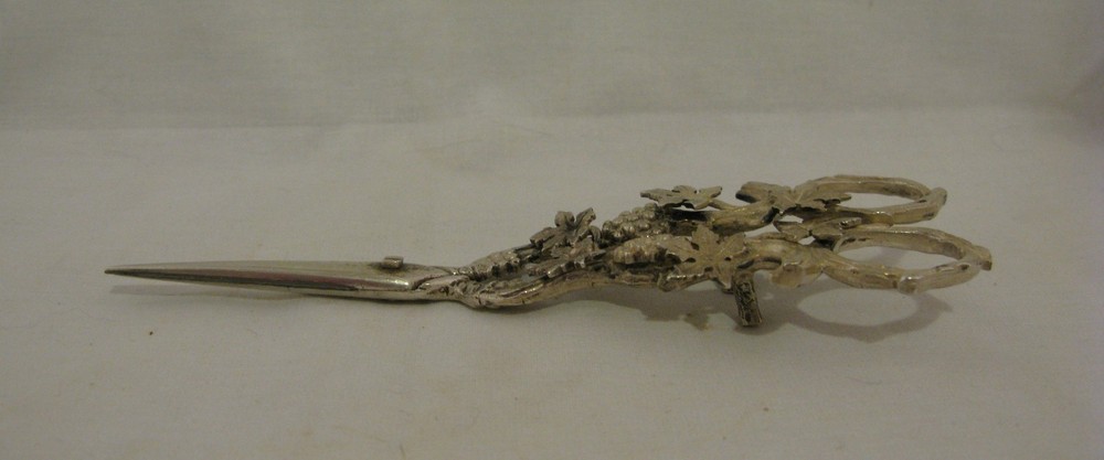 ANTIQUE SILVER GRAPE SHEARS from THE NETHERLANDS