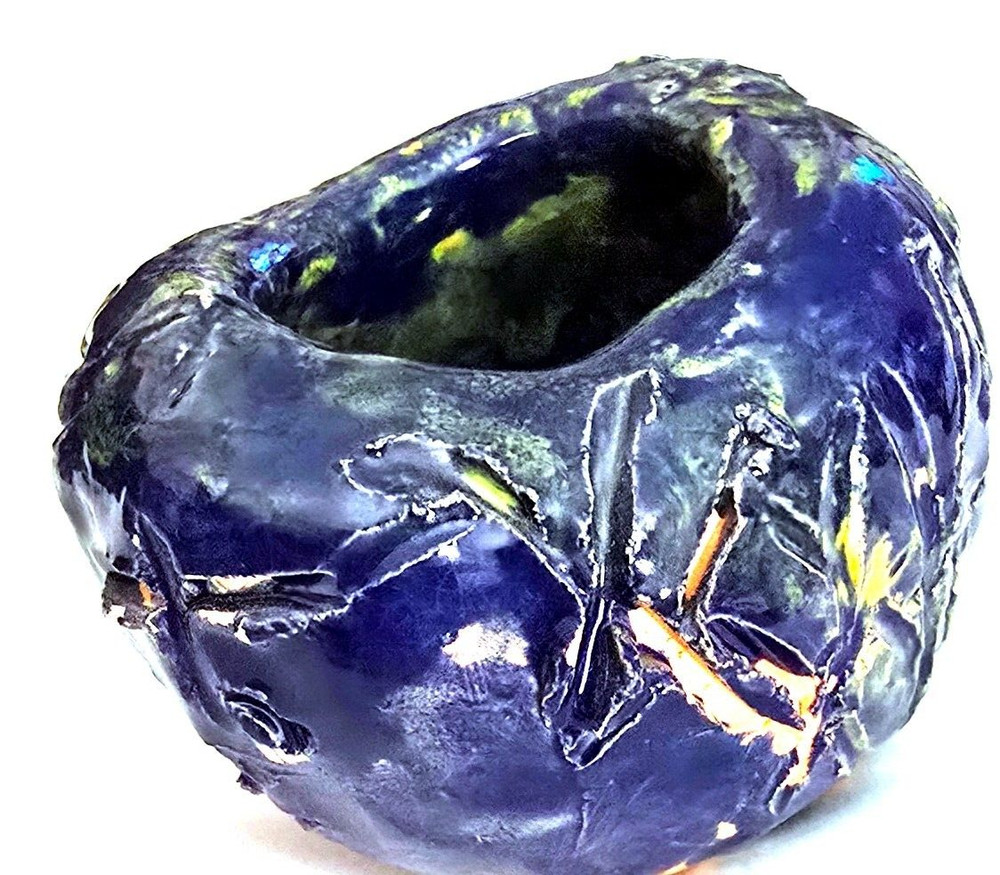 Unusual Crafted Pottery Mini Planter