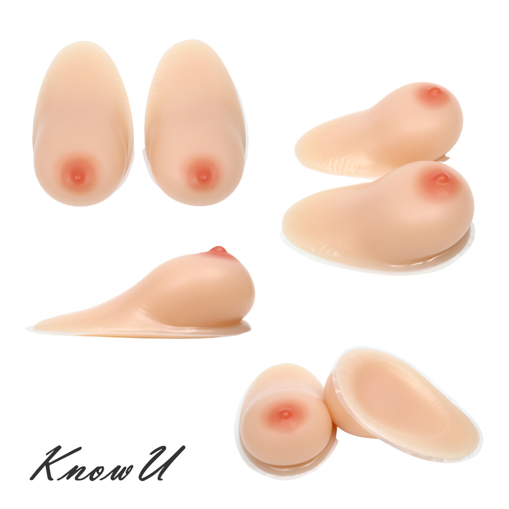 Medical Silicone Breast Forms B-E Cup Self-adhesive Postoperative Enhancer