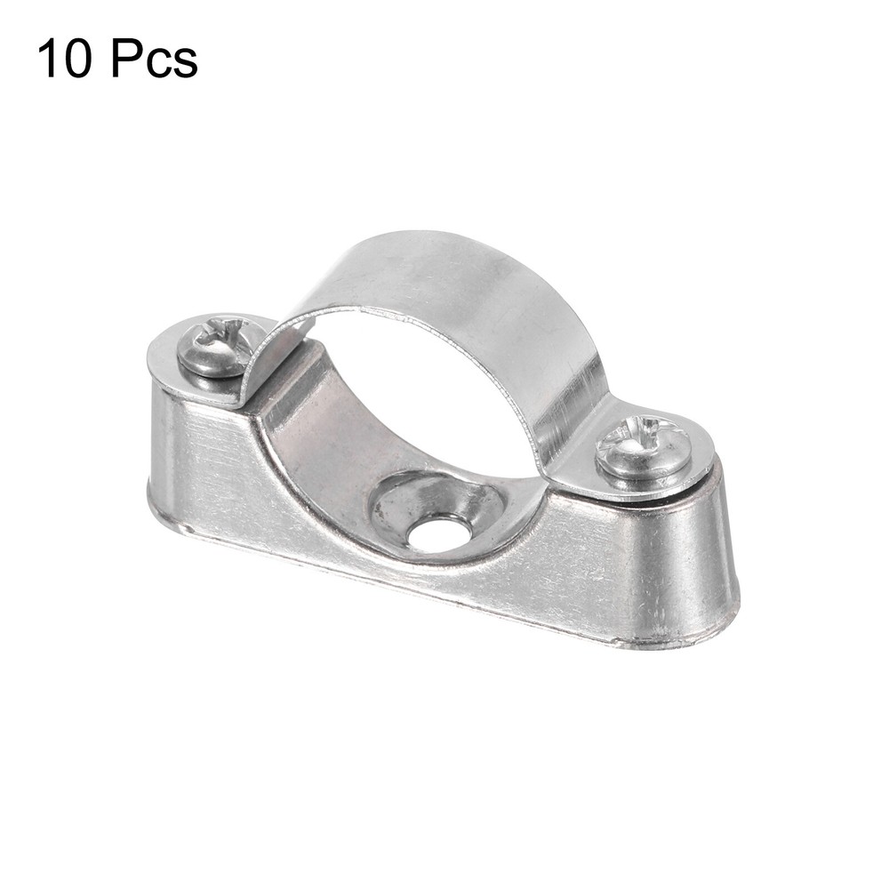 10Pcs Pipe Support Pipe Bracket Clamp Wall Mount Ceiling Mount for 25mm Pipe