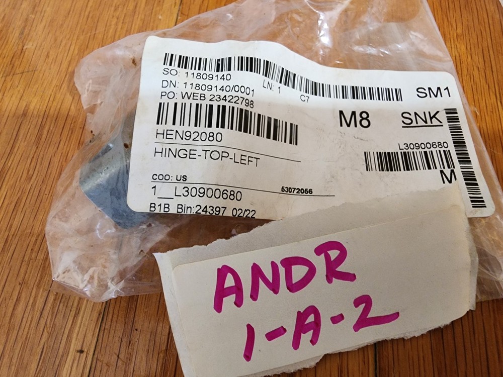 Henny Penny 92080 Top Left Hinge