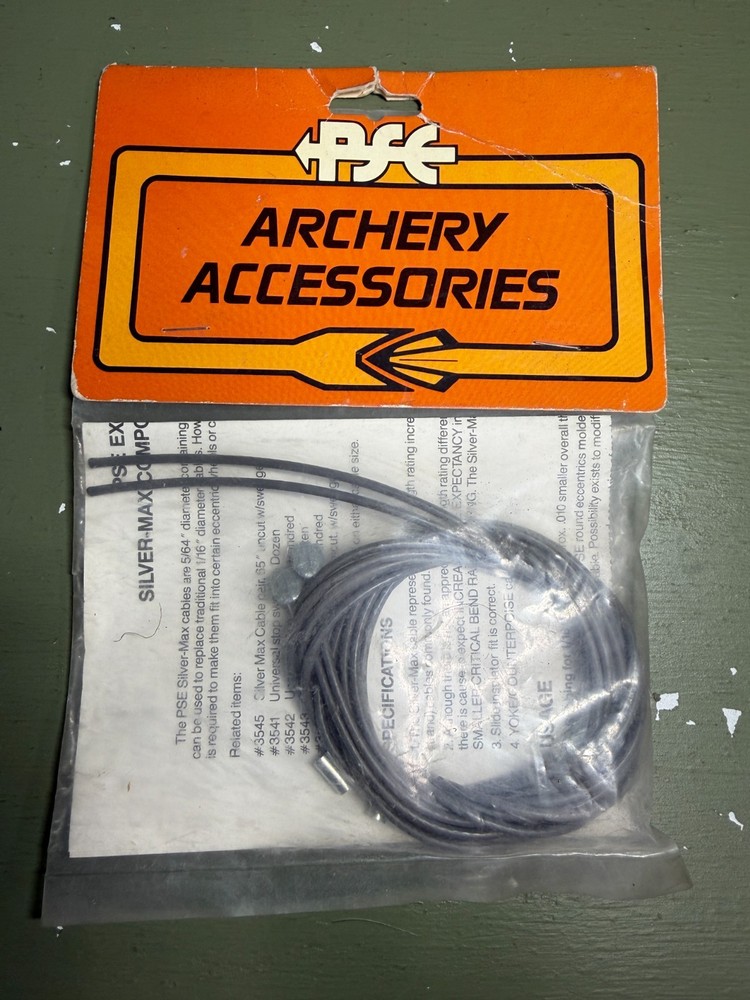 PSE Archery Silver Max Cables #98056. NOS
