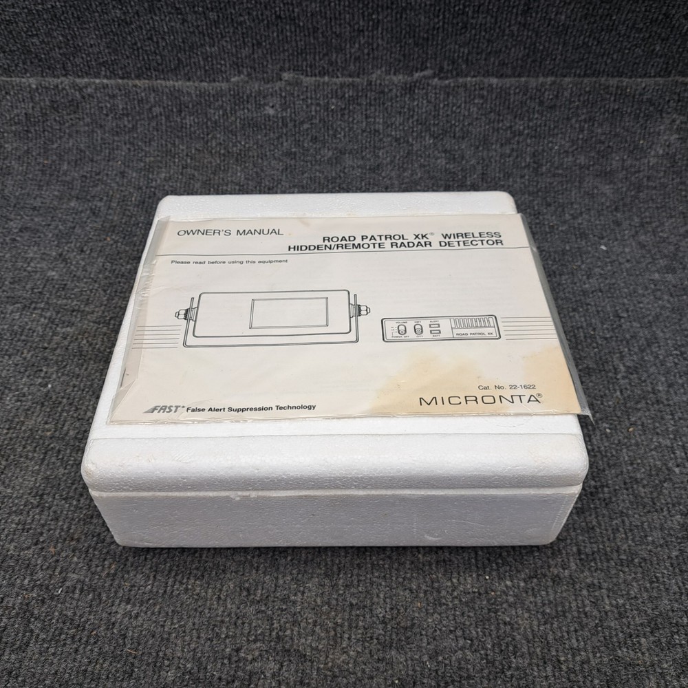 Micronta Road Patrol XK Radar Detector 22-1622