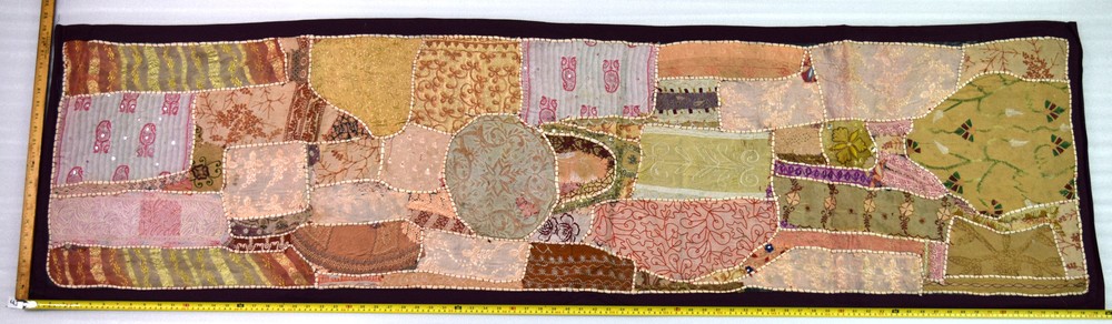 Classic Indian Art Table Runner Tapestry nice Patchwork Embroidery. i17-196
