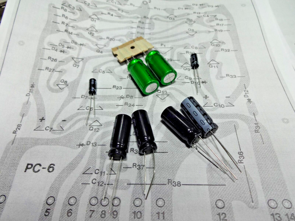 HAFLER DH-200 PC-6 ELECTROLYTIC CAPACITOR KIT