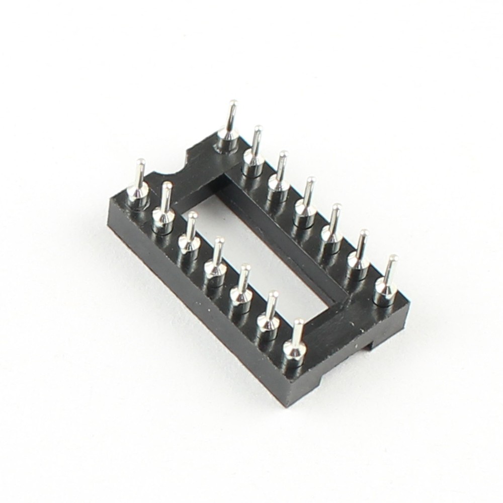 10Pcs New 14 Pin Round DIP IC Socket Adapter