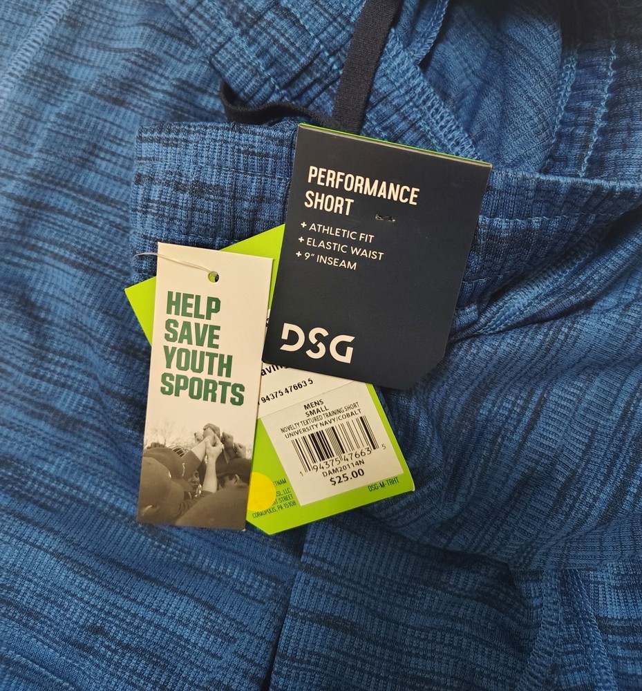 DSG Men's Blue 9" Performance Short