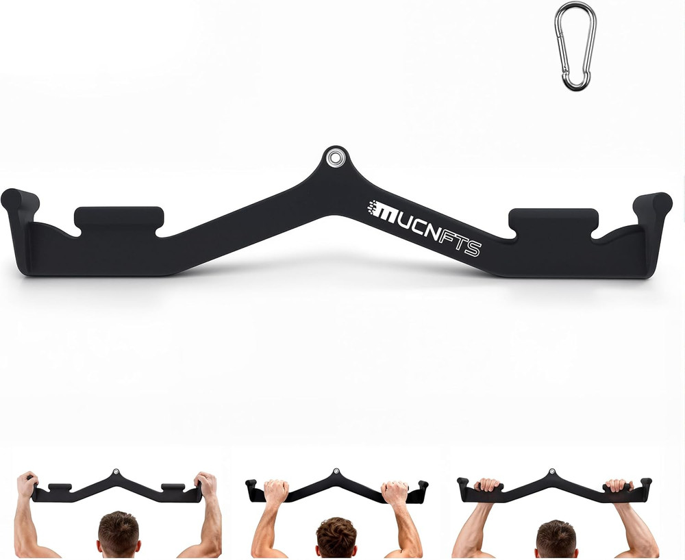 LAT Pulldown Attachments, Thickened Ergonomic Back Tricep Training Handle, LAT P