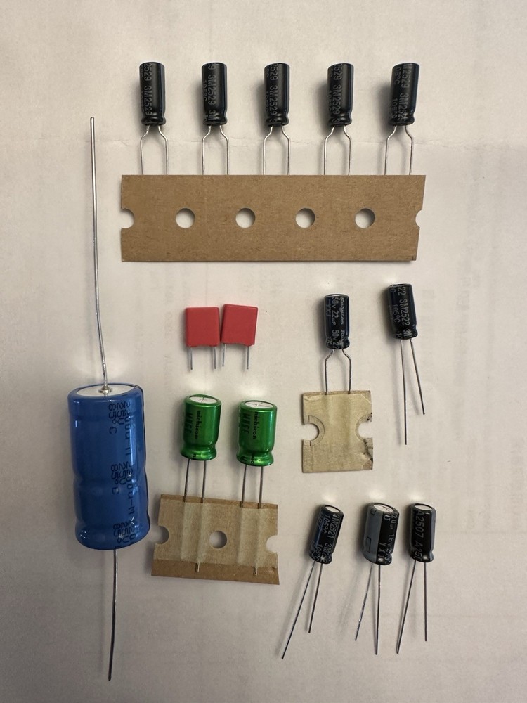 Technics SL-QD33 & Technics SL-QD22 Complete Capacitor Replacement Set