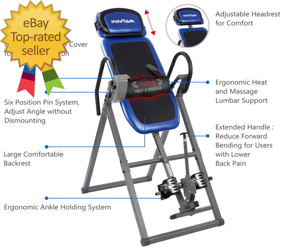 ITM4800 Advanced Heat and Massage Therapeutic Inversion Table