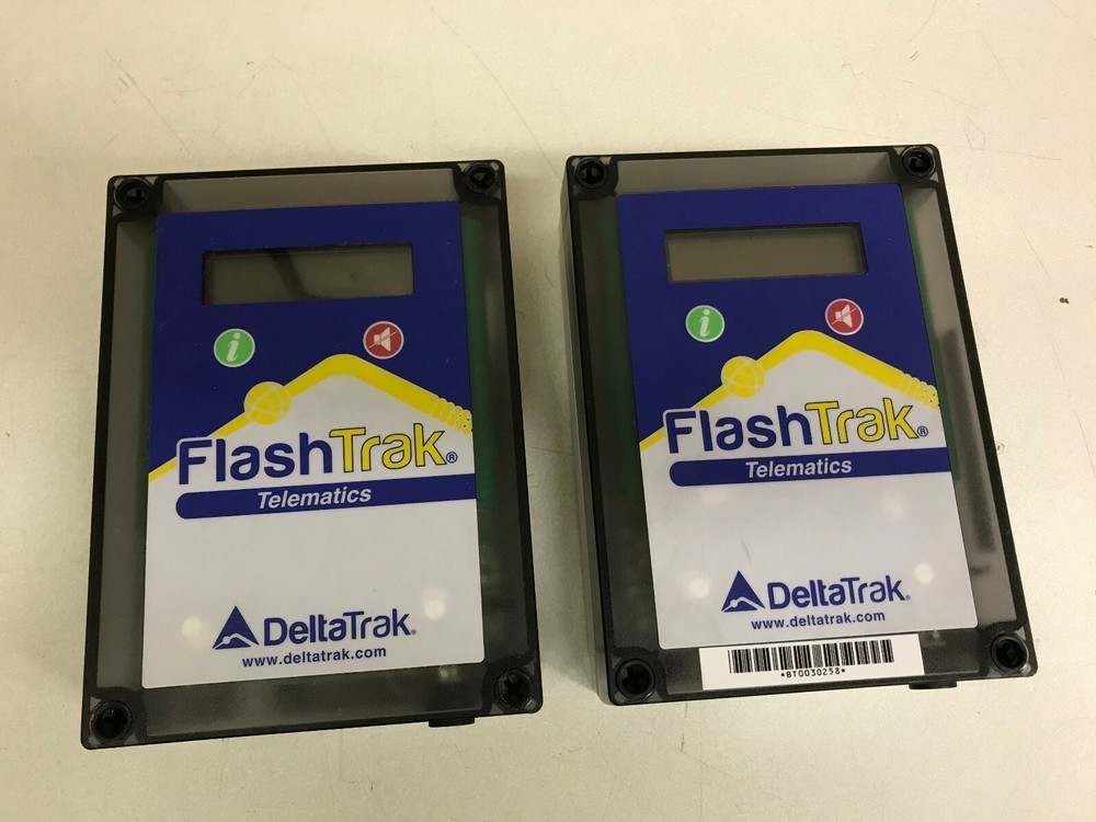 LOT of 2 Untested AS-IS DeltaTrak FlashTrak Facility Control System Receiver