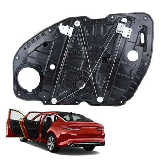 Power Window Regulator with Panel w/o Motor Front Left Driver Side Front