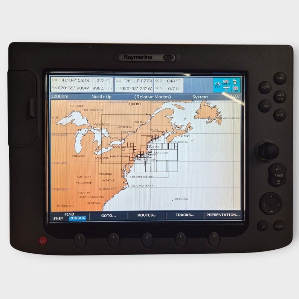 Raymarine E120 Classic Multifunction Display --E02013-- w/ Accessories - Tested