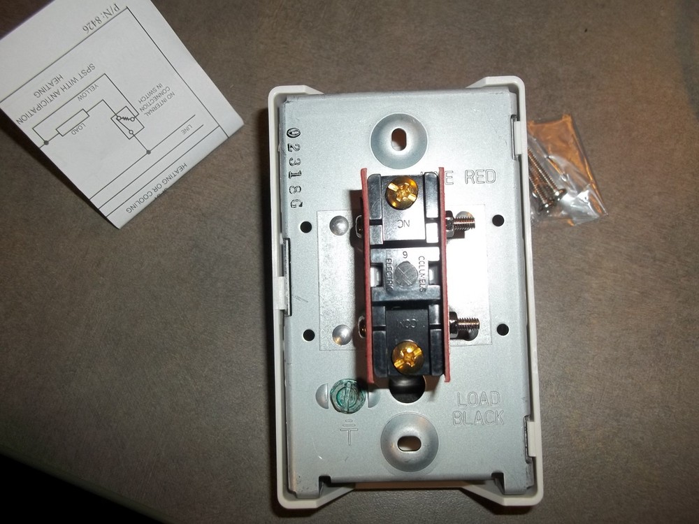 TPI Line Voltage Thermostat Single Pole Cooling Only ET9SRTS