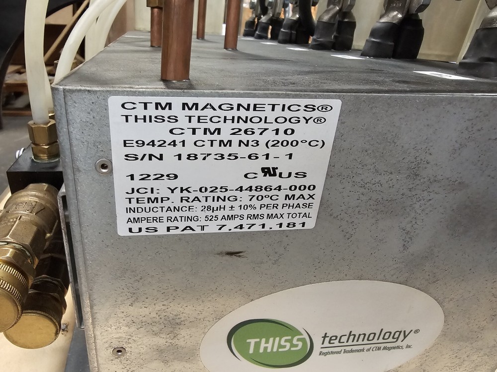CTM Magnetics THISS Technology Liquid Cooled Reactors-Sine Wave Filter CTM 26710