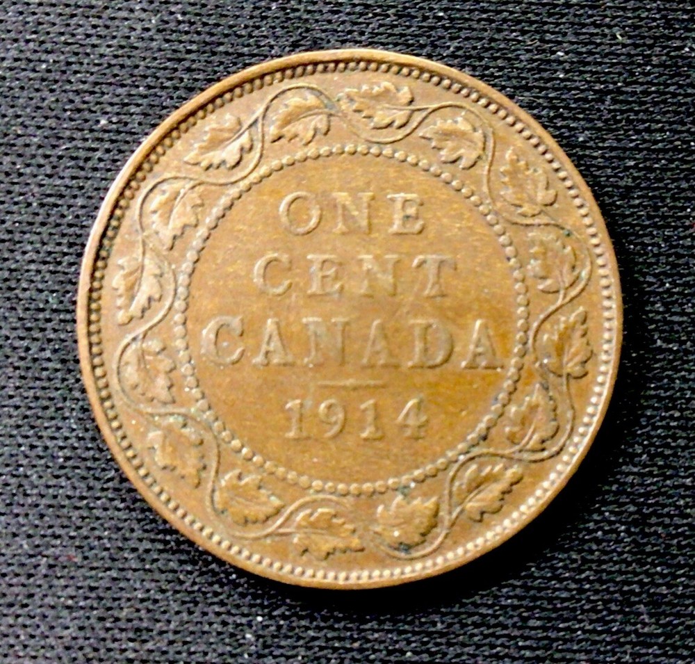 1914 Canada 1 Cent! ENN Coins