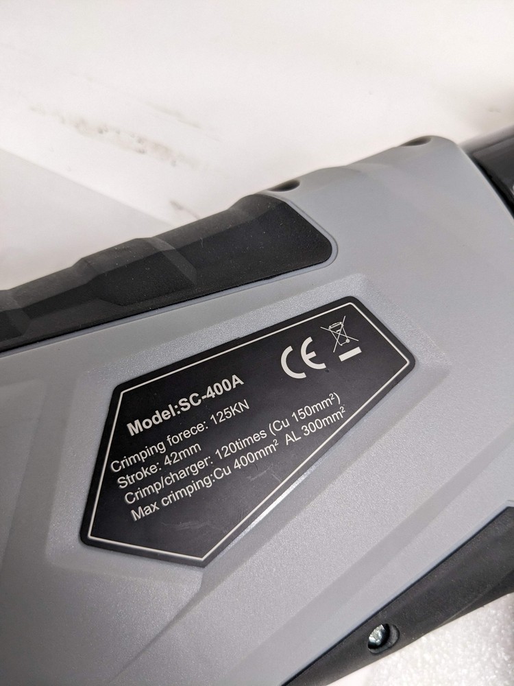 BRAVE MONKEY SC-400A ELECTRIC HYDRAULIC CRIMPER TOOL NEW SR