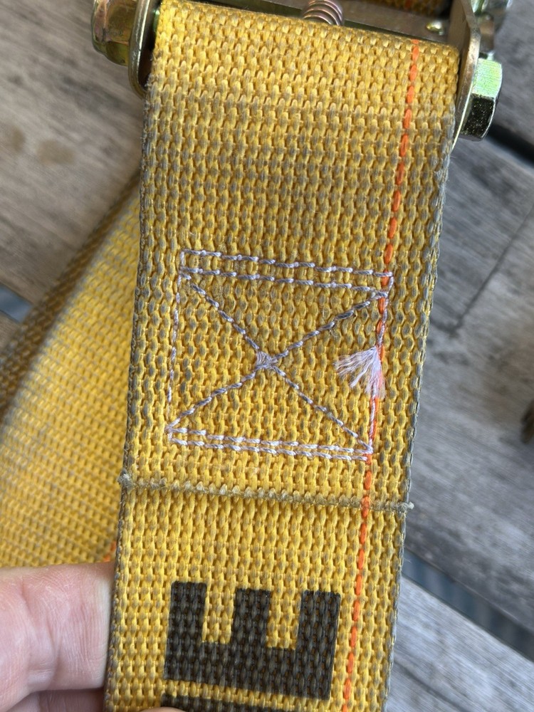 2 - Kinedyne E-Track Ratchet Strap 12'LX2" /1000lbs work load