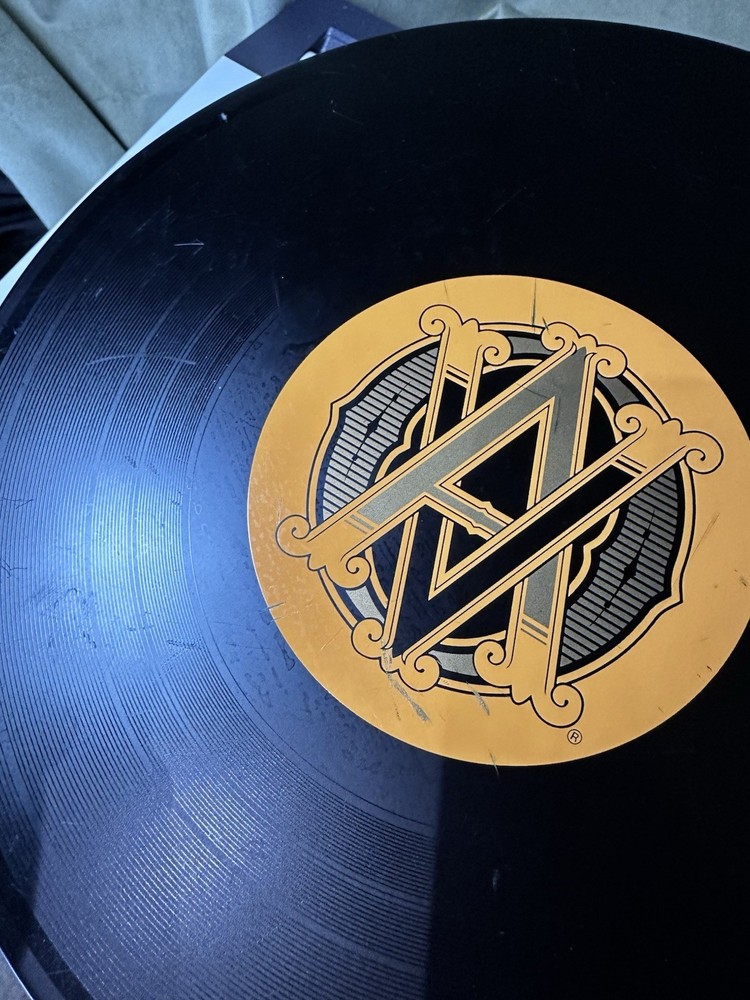 Record Album Cigar Box 2015 Classic Covers Empty Black
