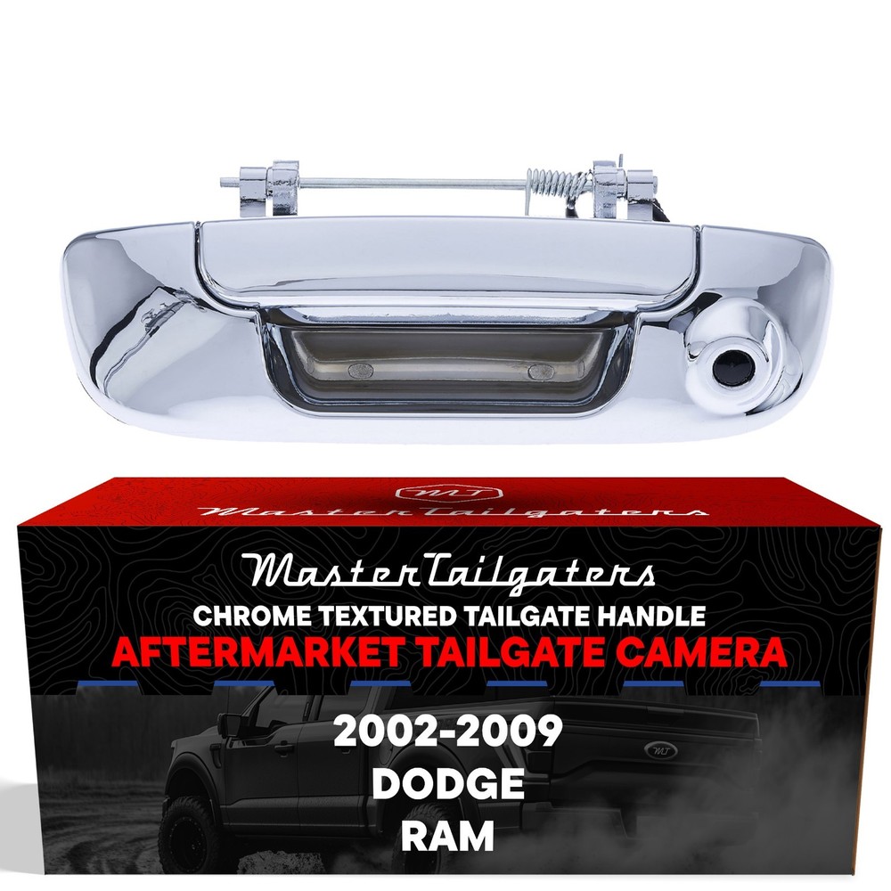 For Dodge Ram (2002-2009) Chrome Tailgate Handle with Backup Camera