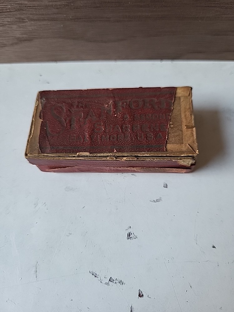 Vtg STANFORD MFG. CORP - 5 SECOND SHARPENER - Double Edge Blade Sharpener W/Box