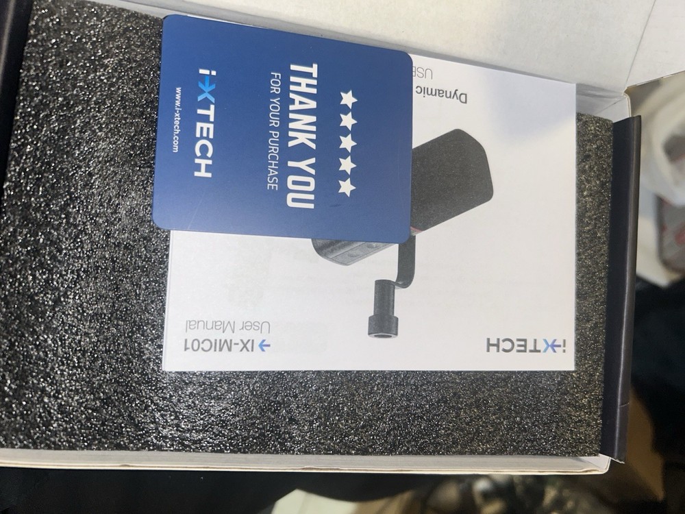 New IXtech Dynamic Microphone