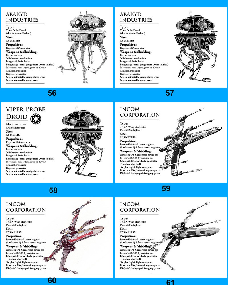Star Wars Specs Plaques Master Replicas MR EFX CODE3 2.5x3.5 - Pick 1 plaque