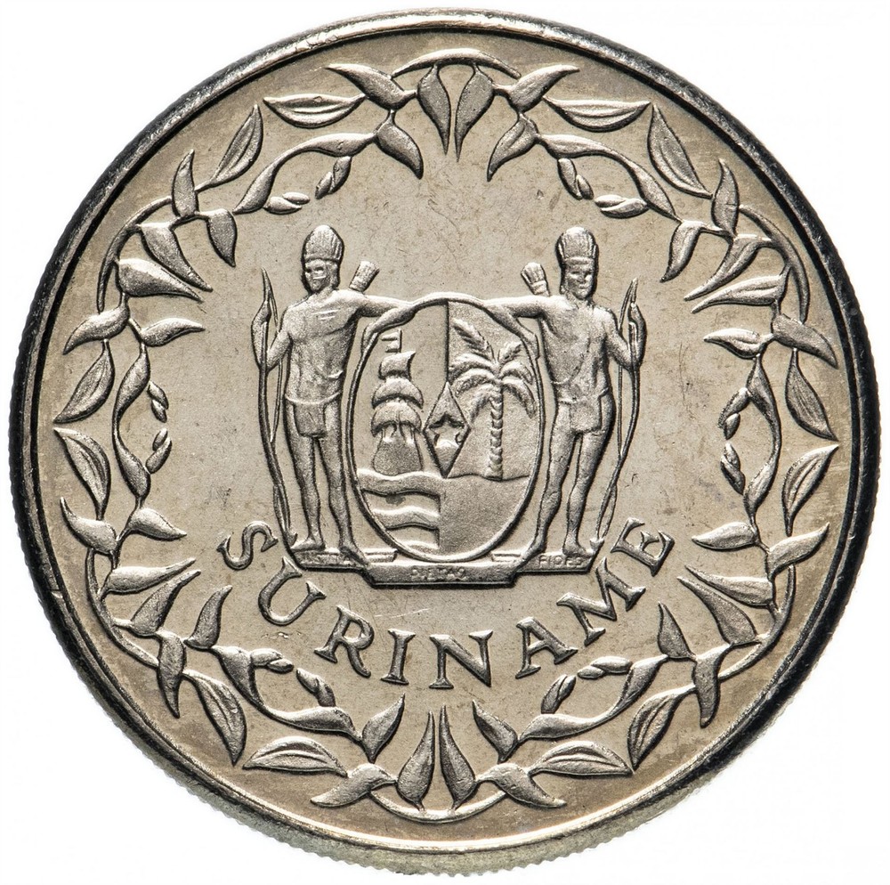 Suriname 100 Cents Coin | 1987 - 2017