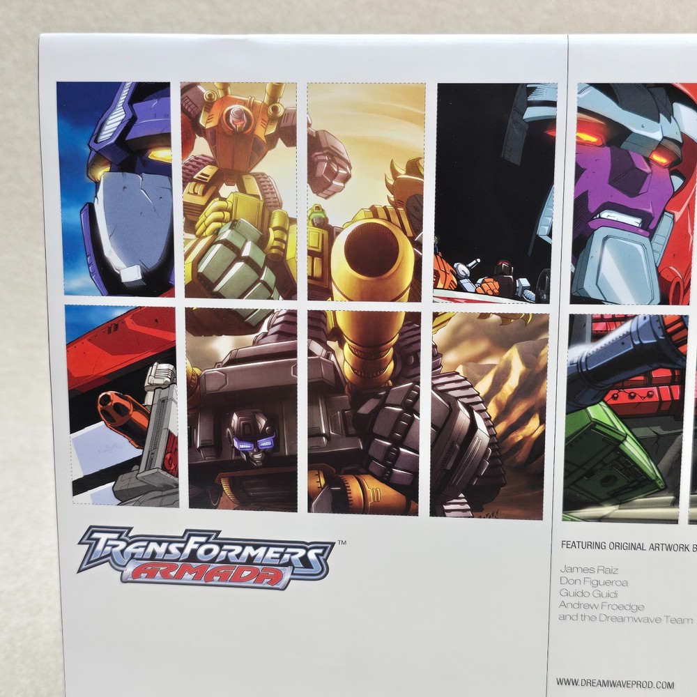 2003 Transformers Armada Calendar Dreamwave New Sealed VTG