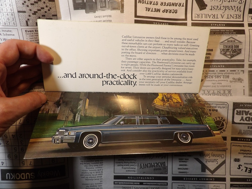 Cadillac Limousine - Brochure