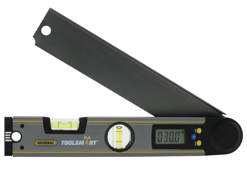 NEW General Tools TS02 ToolSmart Bluetooth Connected Digital Angle Finder, Level