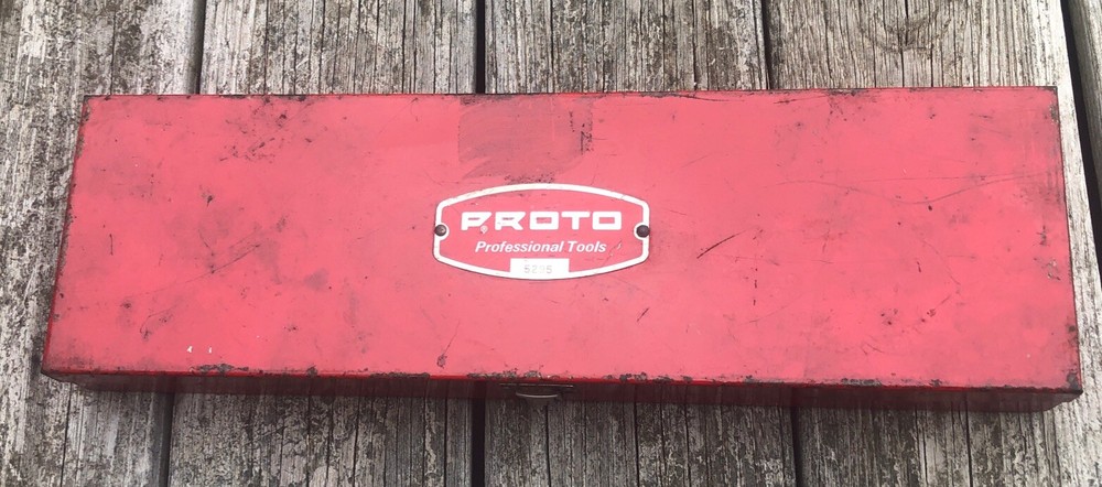 PROTO PROFESSIONAL TOOLS No. 5295 TOOL BOX FOR SOCKET SET