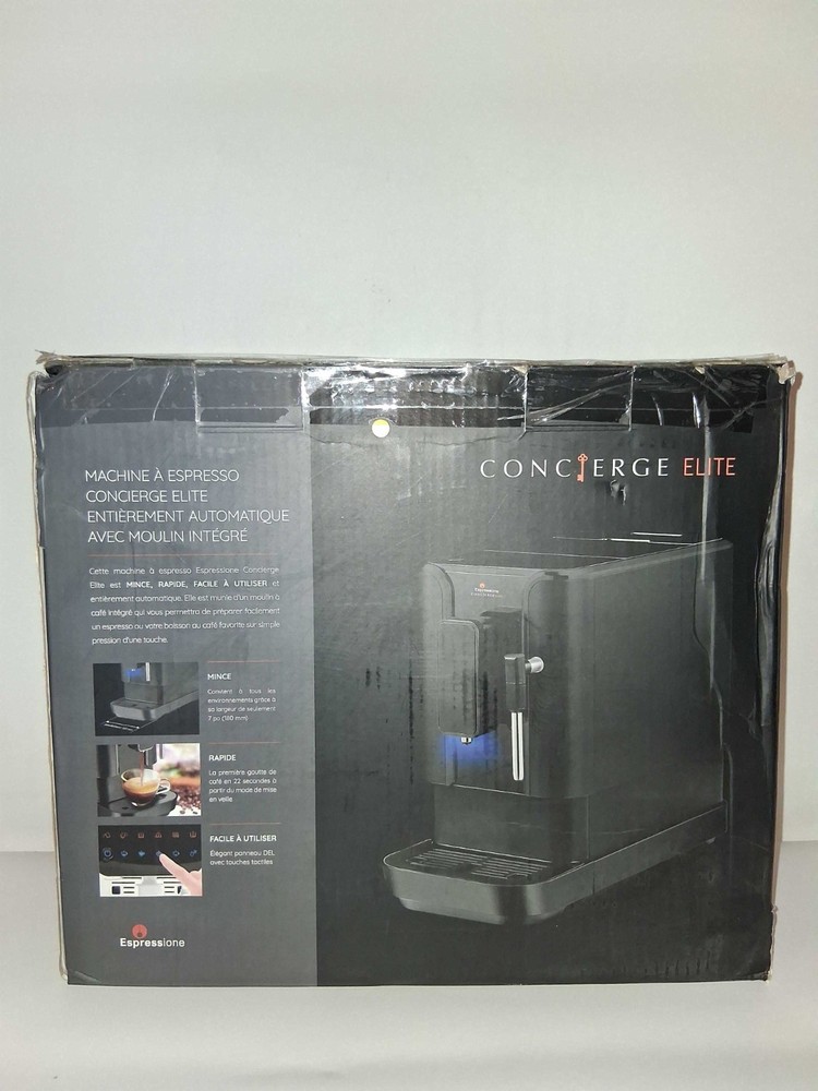 Espressione Concierge Elite Infinite Black Coffee Espresso Machine Maker