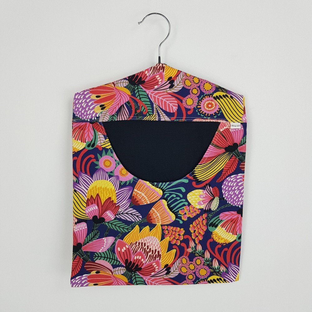 Peg Bag Handmade Floral Pattern Colourful Lined Laundry Clothes Peg Holder