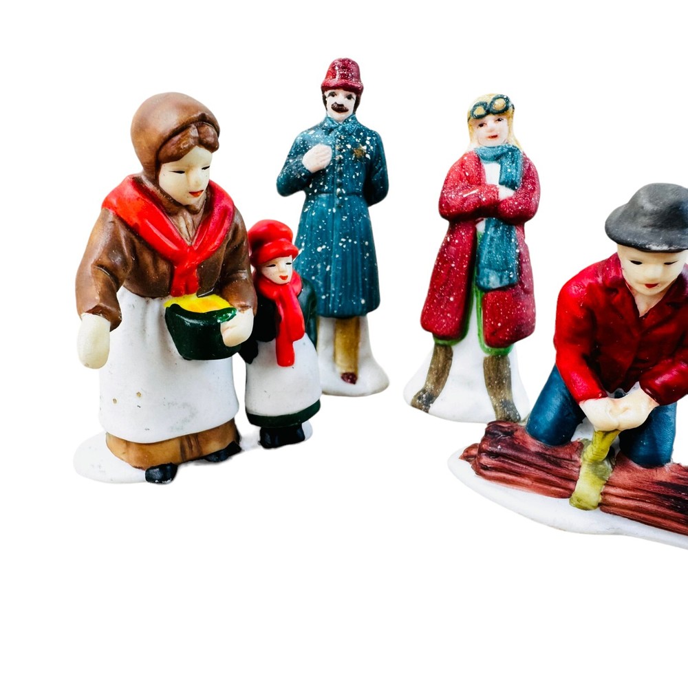 4 vtg Dept 56 figurines