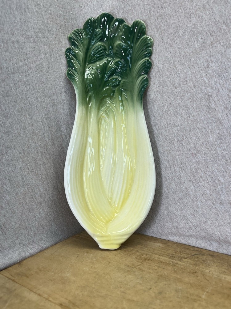 Vtg Ceramic Celery Dish
