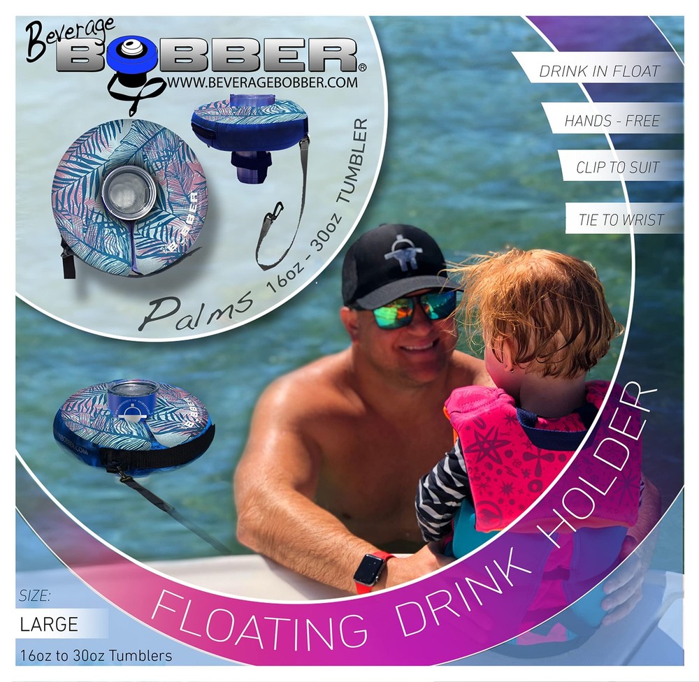 Human Bobber Inflatable Floating Drink Holder for Pool Drink Float bar float...