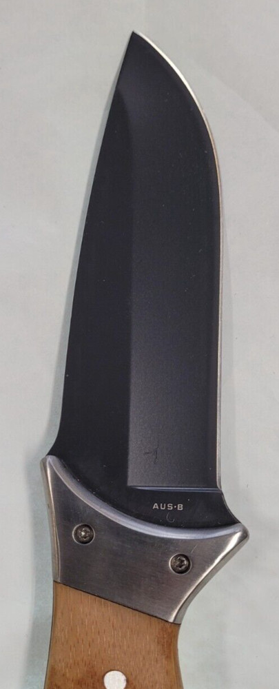 CAMILLUS Bamboo Handle 9.25" Fixed Blade with Canvas Sheath, FAST SHIPPING!