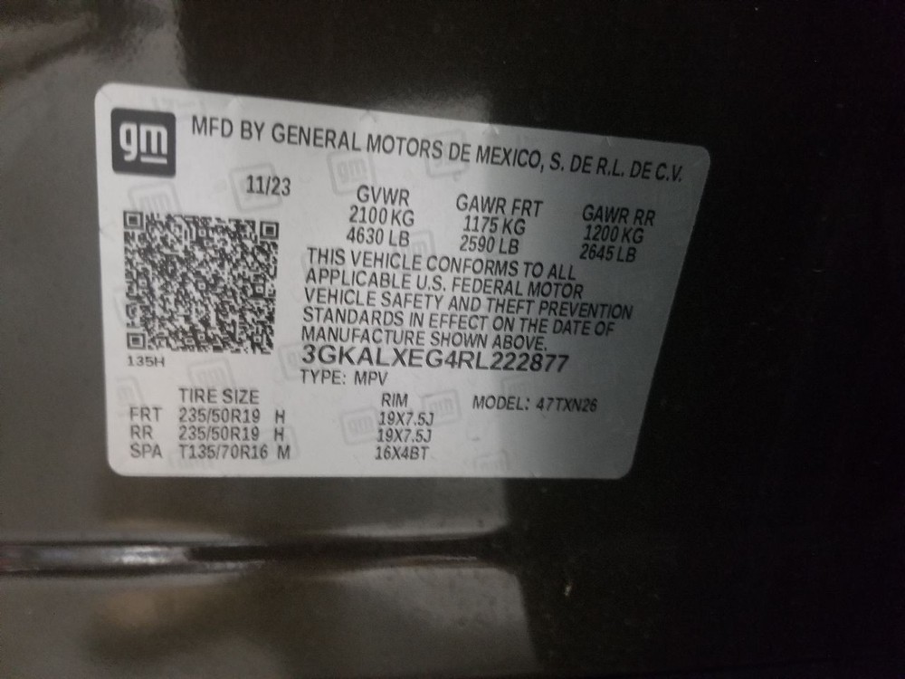 24 GMC TERRAIN DENALI FRONT VIEW WINDSHIELD CAMERA PROJECTOR 85593427