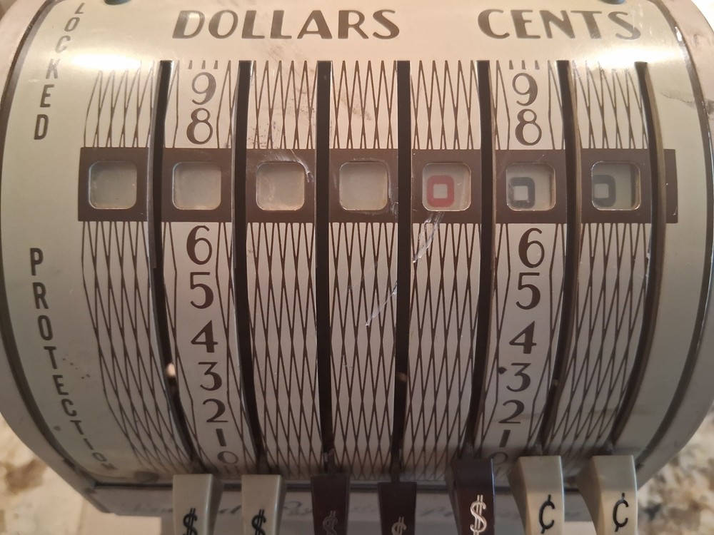 Vintage Authentic Paymaster Check Cutter