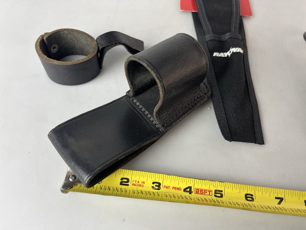 Vintage Heavy Duty Leather Flashlight Holders