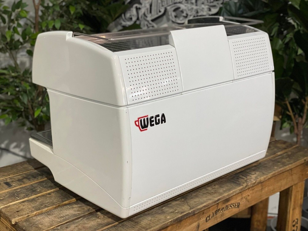 WEGA SPHERA 2 GROUP WHITE ESPRESSO COFFEE MACHINE