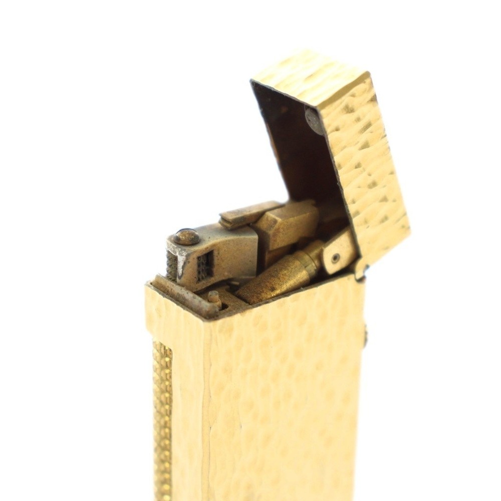Dunhill Gas Lighter Cigarette Roller Gold Color Used