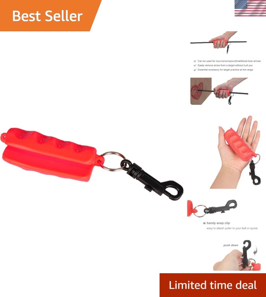 Essential Archery Arrow Puller with Keychain Clip for Safe Target Practice